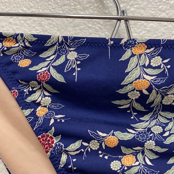 Faherty Floral Side Tie Bikini Bottom Medium - Picture 4 of 6